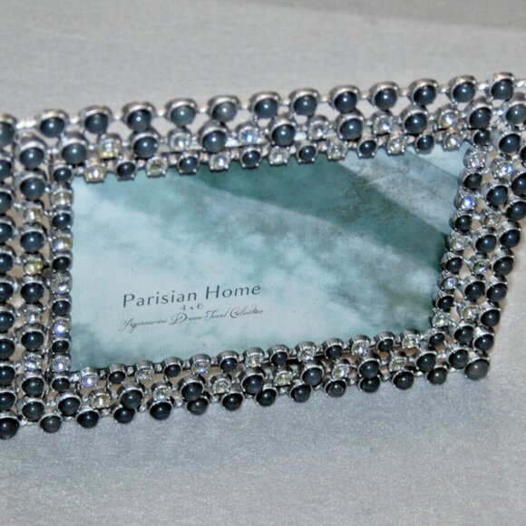 Sheffield Parisian Home Metal Picture Frame Aquamarine Dream Jewel Collection - Picture 1 of 8